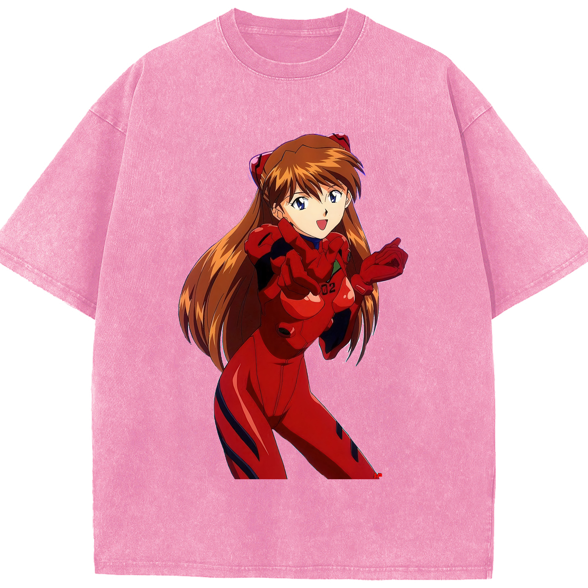 （画像用） EVA 新世紀エヴァンゲリオン 綿100% ヴィンテージ風 半袖Tシャツ（フロントプリント）